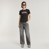 G-STAR Outlet Old Skool Logo Top Black