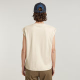 G-STAR Outlet Constructed Loose Top White