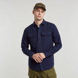 G-STAR Outlet Camisa Marine Slim Azul oscuro