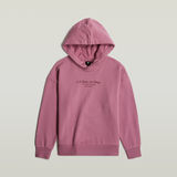 G-STAR Outlet Sudadera con Capucha Brushed para Niñas Morado