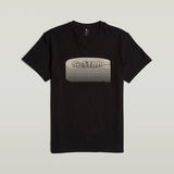 G-STAR Outlet Stacked Old Skool Logo T-Shirt Black