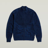 G-STAR Outlet 3D Biker Zip Through Knitted Sweater Multi color