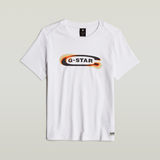G-STAR Outlet Old Skool Logo Top White