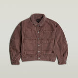 G-STAR Outlet Drifter Sherpa Jacket Brown