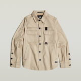 G-STAR Outlet Tape Overshirt Beige