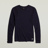 G-STAR Outlet Ribbed Shoulder Panels Slim Top Dark blue