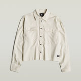 G-STAR Outlet Cropped Pocket Shirt White