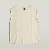 G-STAR Outlet Constructed Loose Top White