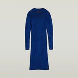 G-STAR Outlet Plated Slim Knitted Dress Multi color