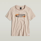 G-STAR Outlet Old Skool Logo Top Pink