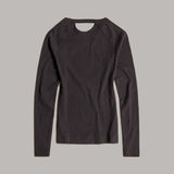 G-STAR Outlet Slim Rib Keyhole Top Black