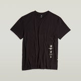 G-STAR Outlet Poster Back Graphic T-Shirt Black