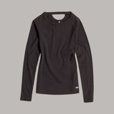 G-STAR Outlet Slim Rib Keyhole Top Black