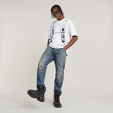 G-STAR Outlet Backpack Graphic Boxy T-Shirt White