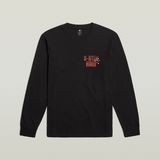 G-STAR Outlet Big Crane Back Graphic T-Shirt Black