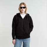 G-STAR Outlet Premium Core 2.1 Hooded Zip Thru Sweater Black