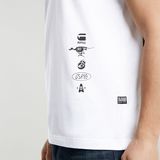 G-STAR Outlet Poster Back Graphic T-Shirt White