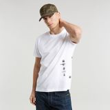 G-STAR Outlet Poster Back Graphic T-Shirt White
