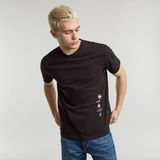 G-STAR Outlet Poster Back Graphic T-Shirt Black