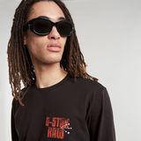 G-STAR Outlet Big Crane Back Graphic T-Shirt Black