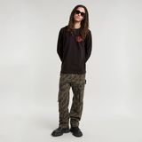 G-STAR Outlet Big Crane Back Graphic T-Shirt Black