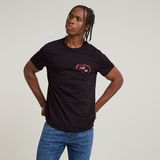 G-STAR Outlet Carabiner Logo T-Shirt Black