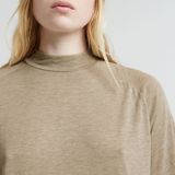 G-STAR Outlet Saddle Sleeve Boxy Top Beige