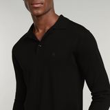 G-STAR Outlet Premium Core Dunda Knitted Polo Black