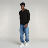 G-STAR Outlet Premium Core Dunda Knitted Polo Black