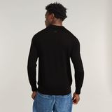 G-STAR Outlet Premium Core Dunda Knitted Polo Black