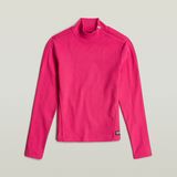 G-STAR Outlet Asymmetric Zip Top Pink