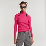 G-STAR Outlet Asymmetric Zip Top Pink