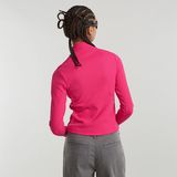 G-STAR Outlet Asymmetric Zip Top Pink