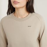 G-STAR Outlet Sleeve Construction Sweater Beige