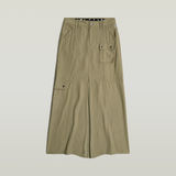 G-STAR Outlet Fluid Long Skirt Green