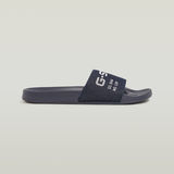 G-STAR Outlet Cart V Denim Slides Dark blue
