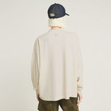 G-STAR Outlet Moto Logo XXL Mock Top Beige
