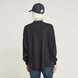 G-STAR Outlet Moto Logo XXL Mock Top Grey