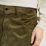 G-STAR Outlet Cargo Cord 3D Boyfriend Pants Green