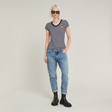 G-STAR Outlet Eyben Stripe Slim V-Neck Top Multi color