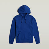 G-STAR Outlet Premium Core Hooded Sweater Medium blue