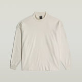 G-STAR Outlet Moto Logo XXL Mock Top Beige