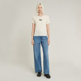 G-STAR Outlet Small Center Logo Top White