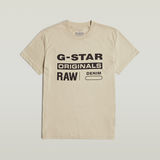 G-STAR Outlet Originals T-Shirt Beige