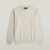 G-STAR Outlet G-Script Logo Sweater White