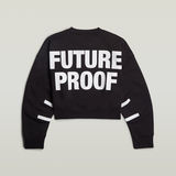 G-STAR Outlet Sudadera WVB Unisex Cropped Negro