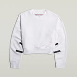 G-STAR Outlet Sudadera WVB Unisex Cropped Blanco