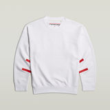 G-STAR Outlet Sudadera Unisex Oversized WVB Blanco