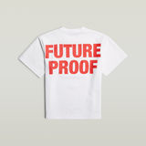 G-STAR Outlet Camiseta Unisex WVB Boxy Blanco