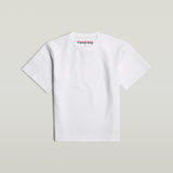 G-STAR Outlet Camiseta Unisex WVB Boxy Blanco